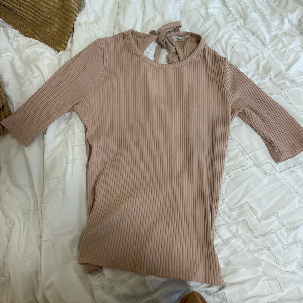 Madewell open back top